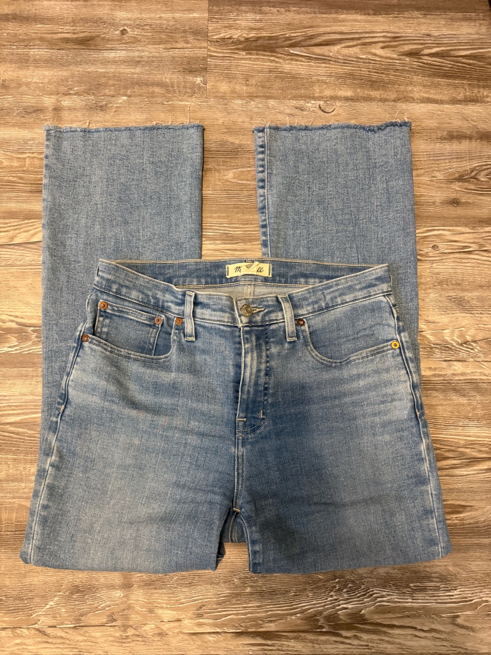 Madewell Light Wash Straight-Leg Jeans
